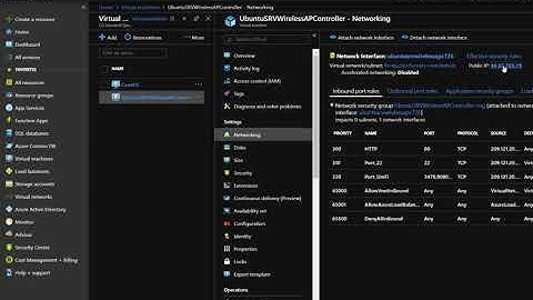 Azure Cloud Basic 3 - Change VM IP Address to Static from Dynamic