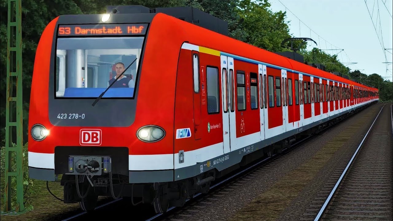 Let's Play Train Simulator 2018 | S-Bahn Rhein Main | BR 423 DB Regio AG Frankfurt | S3 Darmstadt