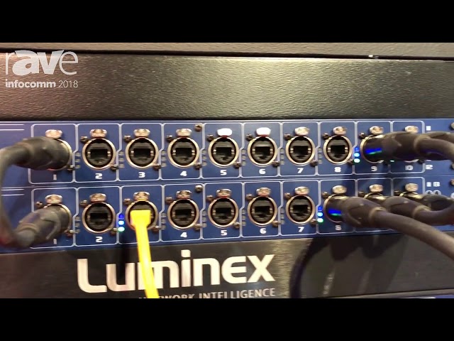 GigaCore 10 - AV Network Switch by Luminex Network Intelligence