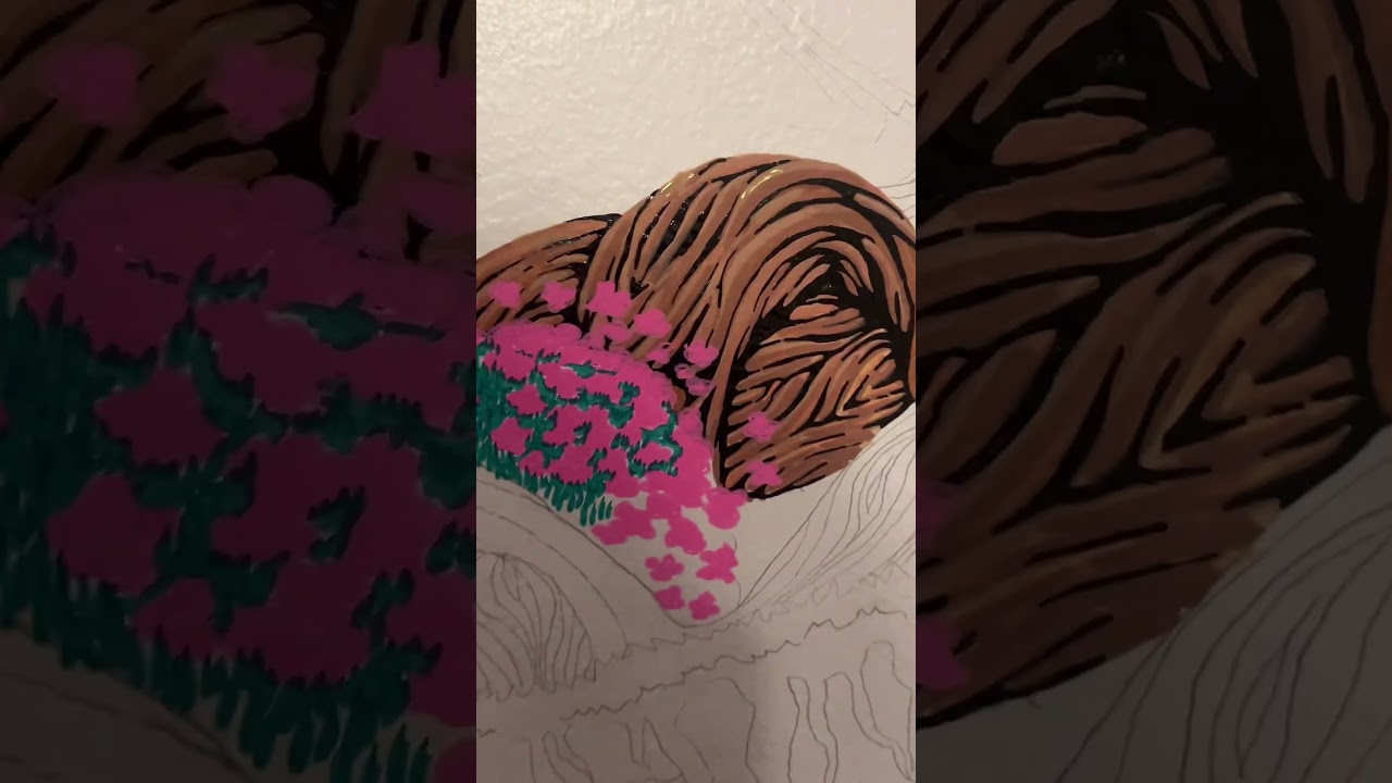 Art mural for my mom! Pt.1 