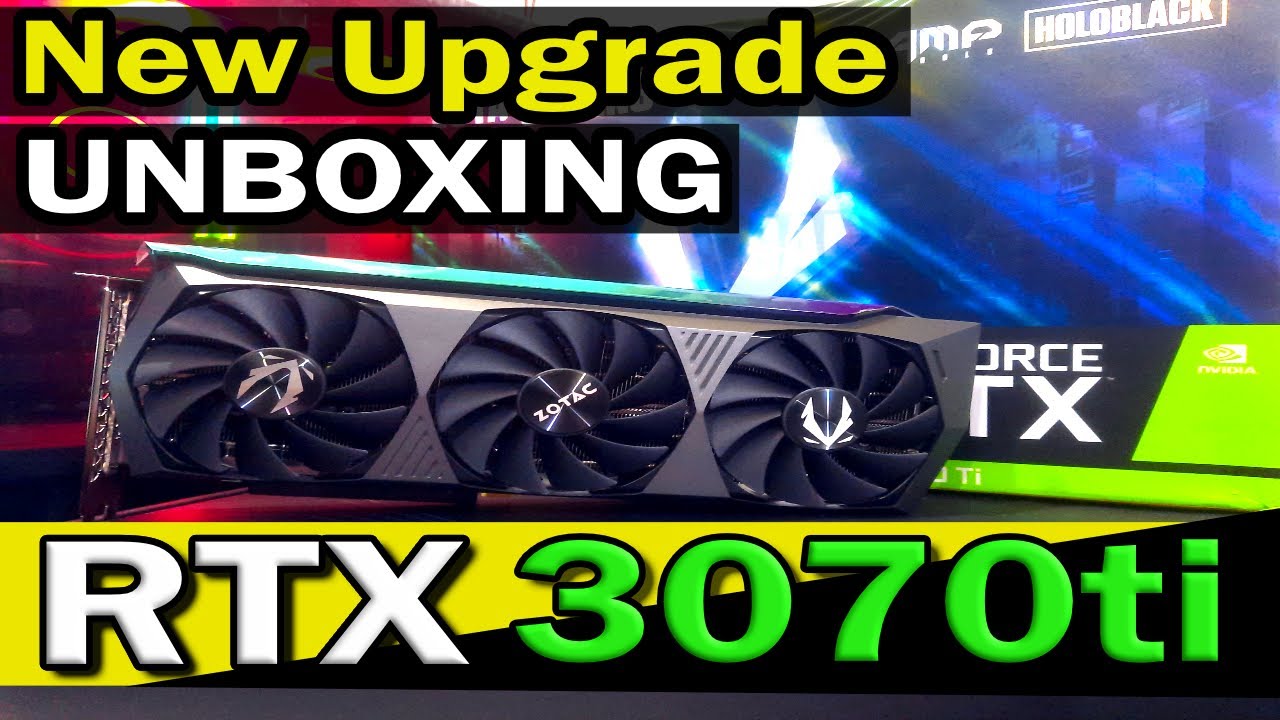 Zotac RTX 3070ti AMP HOLO BLACK Unboxing | Got It Cheaper Than You 