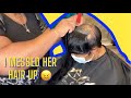 I messed up her hair 😱 | Epic fail| Alopecia weave | had to do her hair again