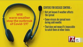 211: Will warm weather stop the outbreak of COVID-19?
