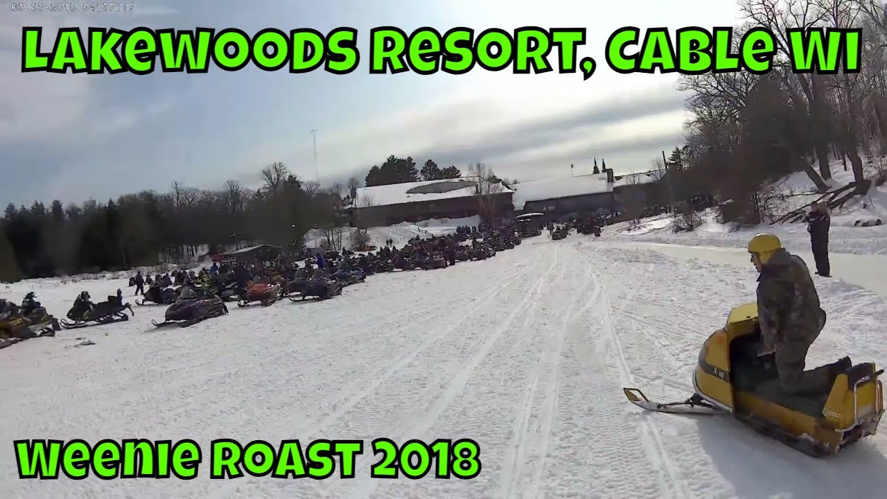 2018 Lakewoods Resort, Cable Wi Weenie Roast. Namakagonlake 