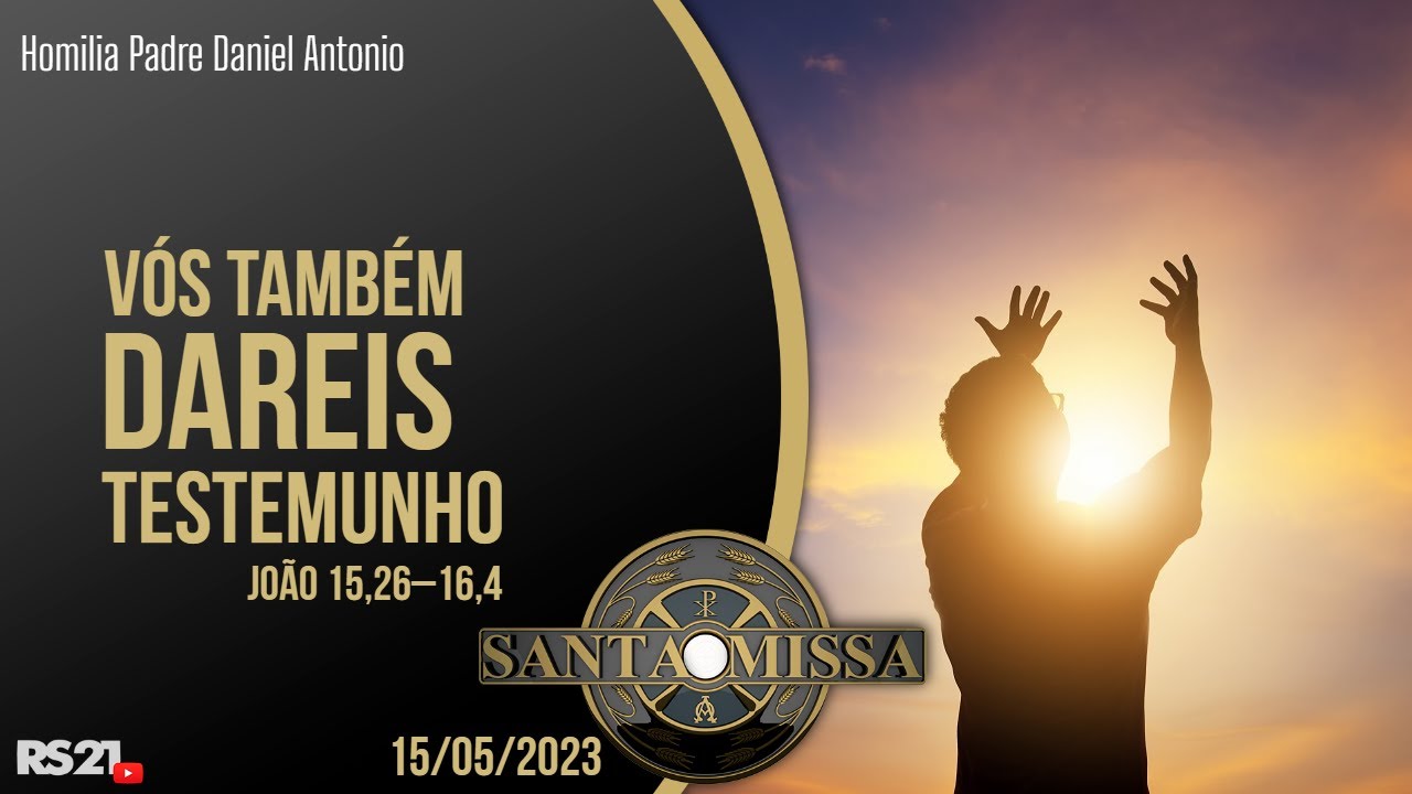 Homilia Diária | Vós também dareis testemunho | @RedeSeculo21 - YouTube