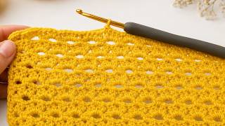 Easy Crochet Mini Shell Stitch 🧶 Beautiful Lace Pattern Tutorial
