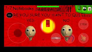 Baldi's Basics In Mutating Monster Of Chaos Ch. 1 mod menu but super fast. All endings