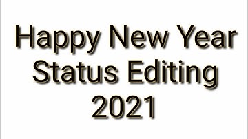 happy new year status video editing | new year video editing | kinemaster | kinemaster video editing
