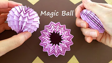 折り紙 マジックボール 折り紙 マジックボール