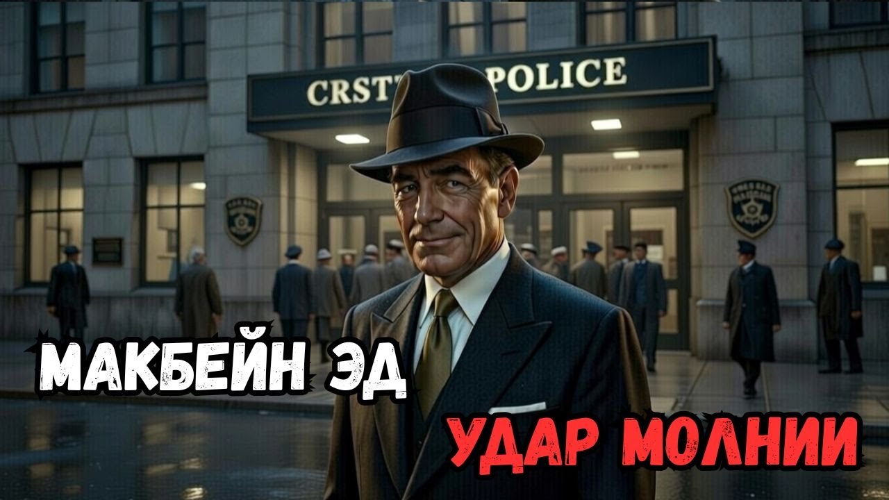 🎧🚓 Эд Макбейн – Удар молнии ⚡📖 ДЕТЕКТИВ, Аудиокнига полностью