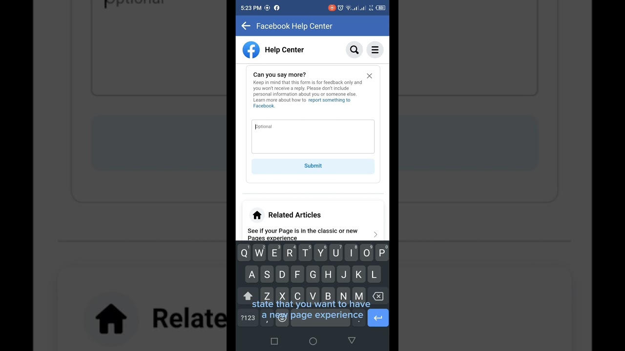 Classic Facebook page to profile page or New page experience in Easy steps