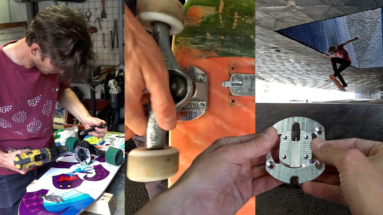 Swap skate, surf and longboard trucks in 5 seconds
