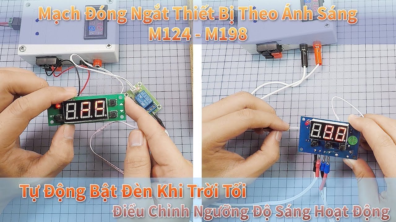 Mạch Cảm Biến Đóng Ngắt Thiết Bị Theo Ánh Sáng M124 - M198