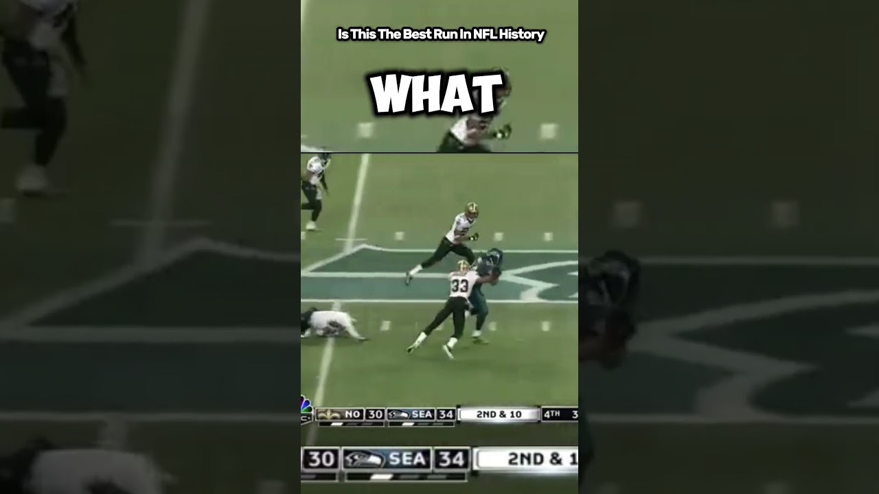 Best Run In NFL HISTORY