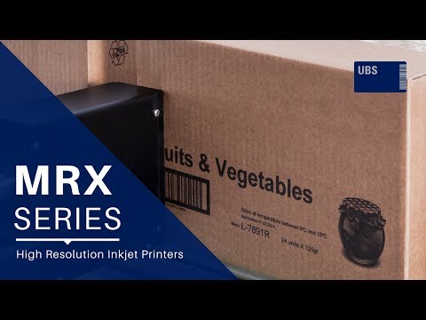 APLINK MRX Series | Print on any corrugated carton cases, cardboard trays and paper bags, etc. | UBS