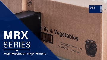 APLINK MRX Series | Print on any corrugated carton cases, cardboard trays and paper bags, etc. | UBS
