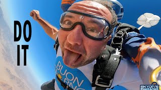 Skydiving FIRST TIME in Egypt