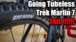 Going Tubeless Part 3: Fail // Trek Marlin 7 Bontrager Connection // Muc-Off Ultimate Tubeless Kit by Dad Tech TV 6,122 views 2 years ago 20 minutes