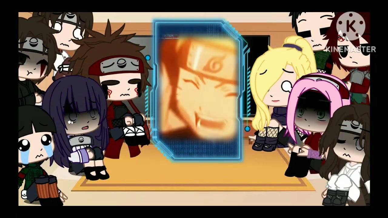 los amigos de naruto reaccionan al 💕