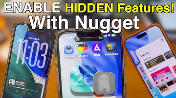Enable and Unlock HIDDEN Features [AOD/Dynamic Island +More] on iOS 26 with Nugget!