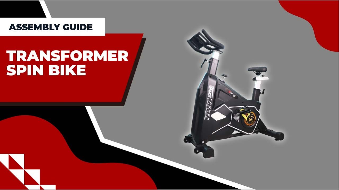 Transformer Spinning Bike Commercial Grade Fitness Bike Assembly