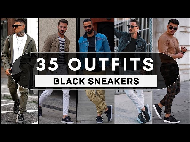 All black 🖤.#ootd | Sneakers outfit men, Leather jacket outfit men, Mens  outfits