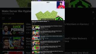 How to make oneblock in aternos