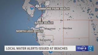 Health officials issue warnings for a few beaches due to high levels of bacteria