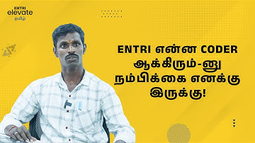 Meet The Future Coder | Full Stack Web Developer in Tamil | Entri Elevate Coding Tamil
