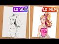 COLORFUL DRAWING TRICKS AND EASY PAINTING TECHNIQUES || Creative Art Hacks By 123GO! LIVE