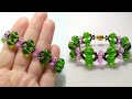 Очень лёгкий браслет из прозрачных бусин * Super easy beaded bracelet *