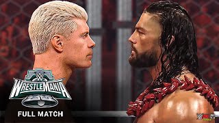 Roman Reigns vs. Cody Rhodes: WrestleMania XL Saturday - Extreme Steel Match