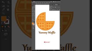 Professional Logo Design Tutorial in Illustrator ✨ #ytshorts #graphicdesign