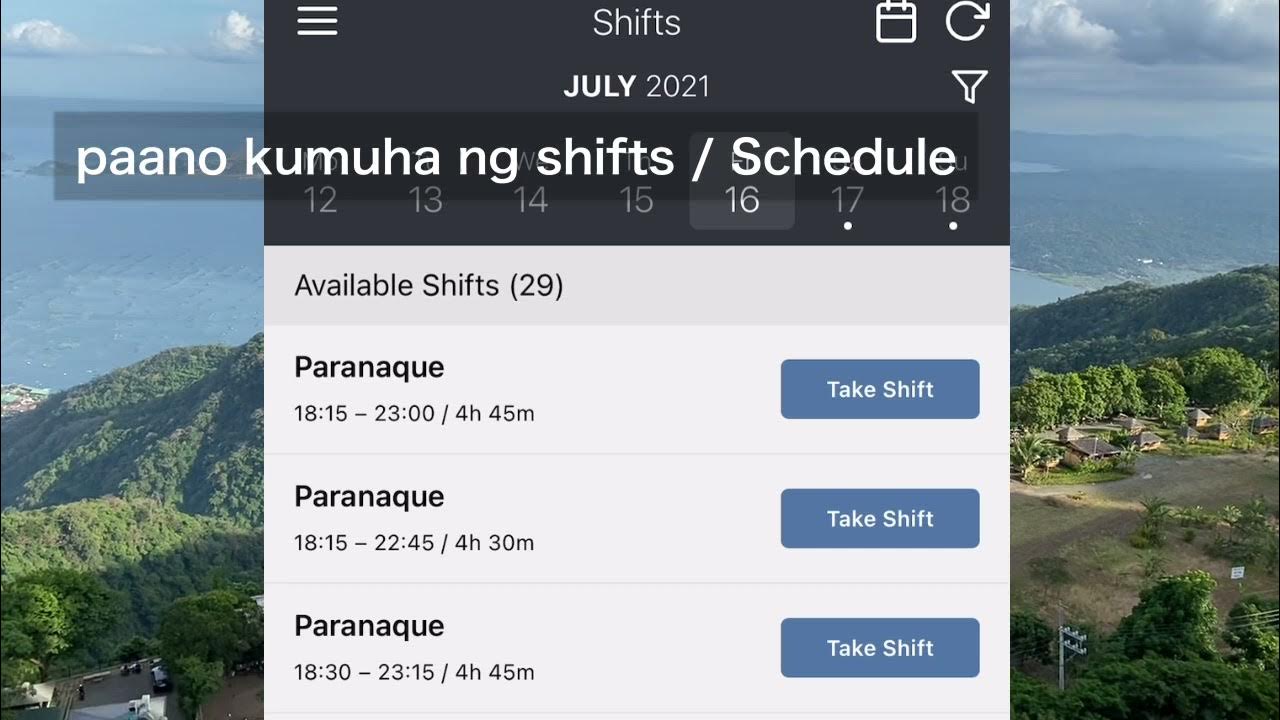 Paano Kumuha ng shifts / schedule / Food Panda Rider Roadrunner app