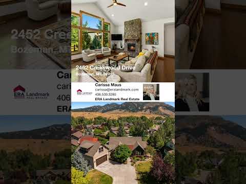 2452 Creekwood Drive, Bozeman, MT home video tour