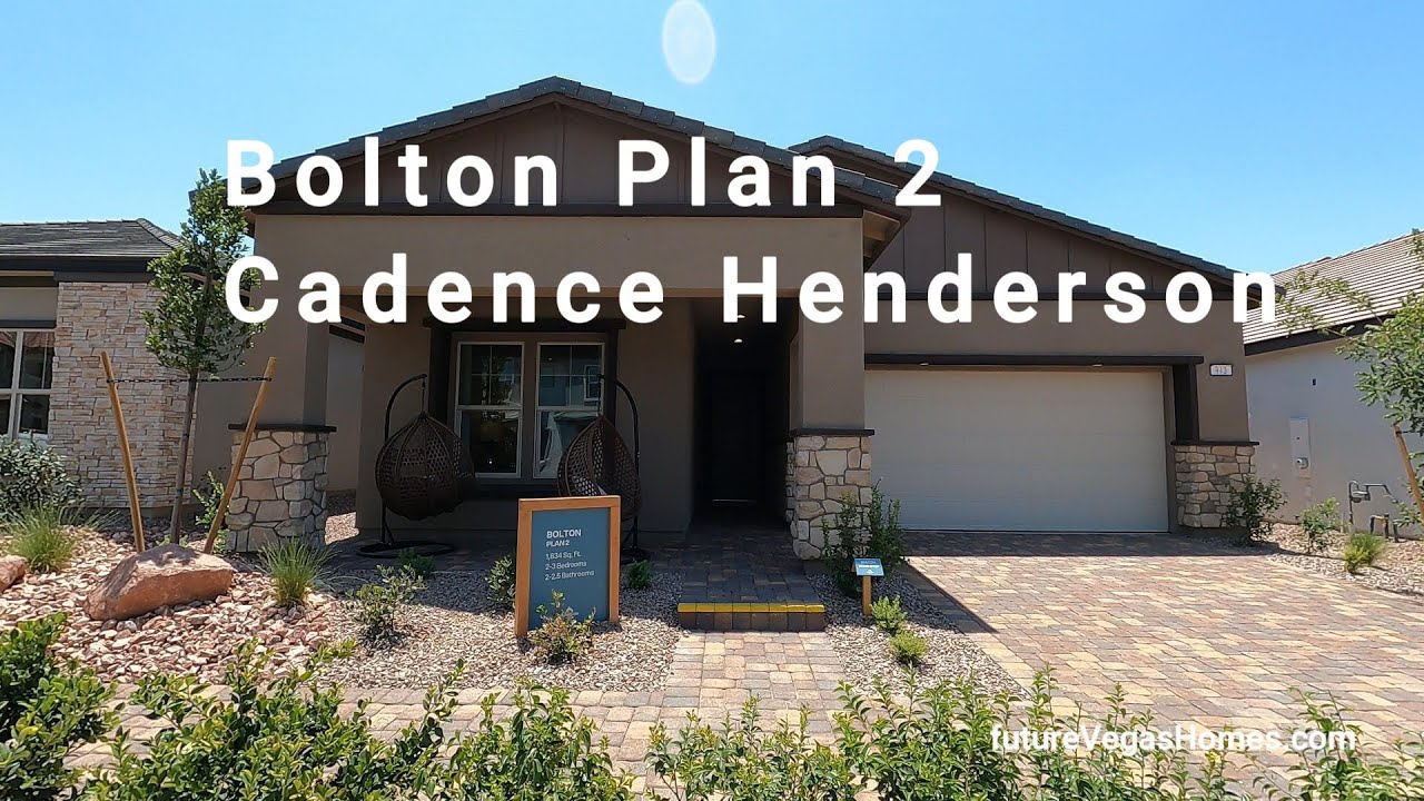 Single Story Homes in Cadence Henderson | Bolton Plan 2 | Ambridge | Woodside Homes Las Vegas Homes