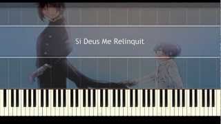Video thumbnail of "Kuroshitsuji - Si Deus Me Relinquit ~ Piano Version (Synthesia)"