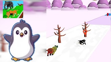 Animal Transform Race -Epic Race 3D- GamePlay Part:1 Levels 11-21(Android,ios)