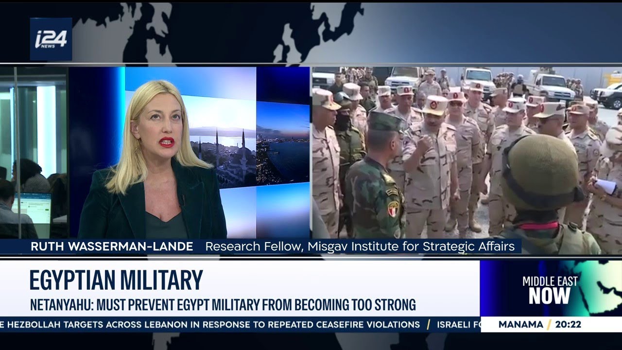 Netanyahu: We must prevent Egypt military from becoming too strong