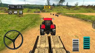 Village Tractor Driver 3D Farming Game #4 Real Tractor Driving and Parking Games Android Gameplay screenshot 5