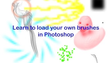 Photoshop Tutorial | Loading custom brushes