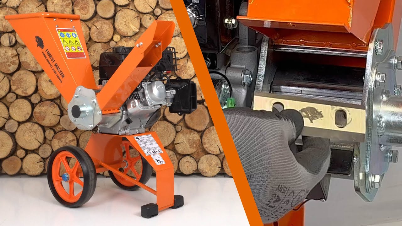 How to Replace Wood Chipper Blades - Forest Master FM6DD Compact Petrol  Wood Chipper 6HP 