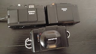 35 mm compact shootout! Olympus XA vs Minox ML vs Chinon Bellami. With samples!