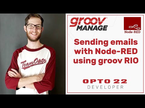 How to Send Emails with Node-RED Using groov RIO