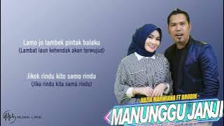 Menunggu Janji - Nazia Marwiana feat Brodin (Lirik dan Terjemahan Bahasa Indonesia)