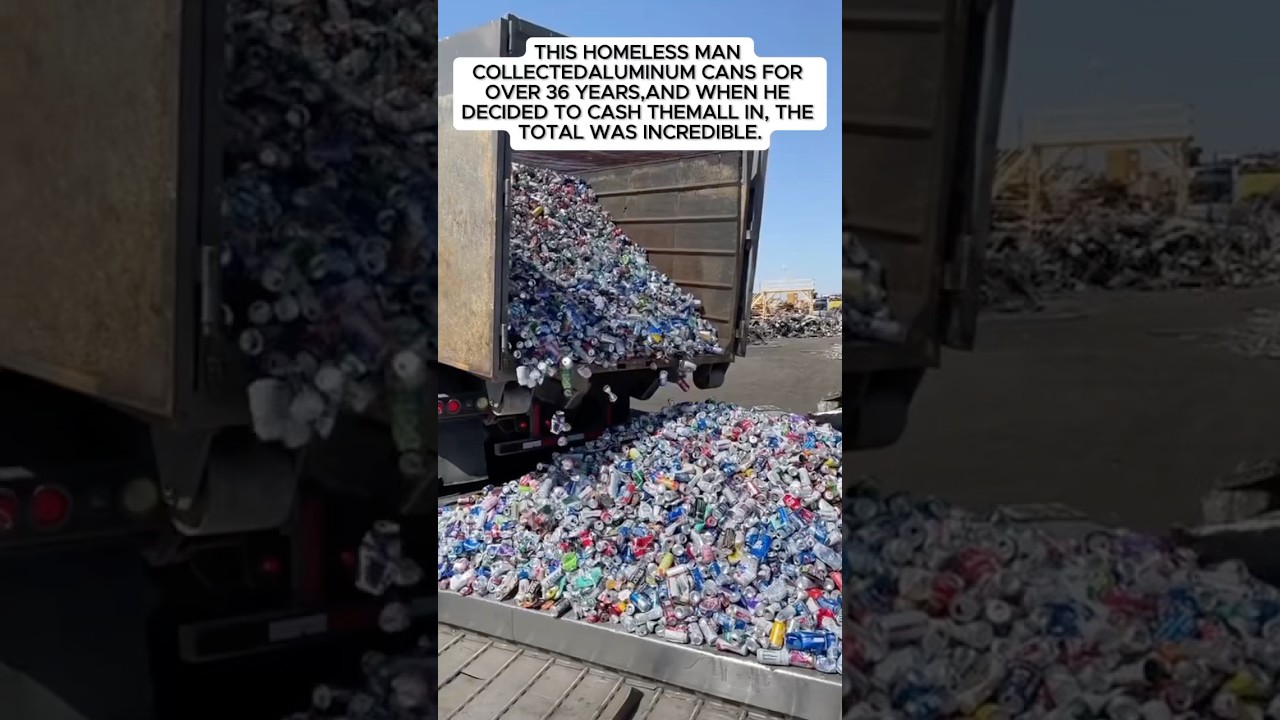 This Homeless Man Collected Aluminum Cans for Over 36 Year