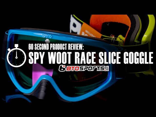 Spy Woot Race Slice Goggle | 60 Second Product Review - YouTube