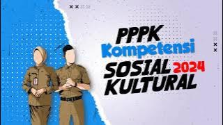 BAHAS SOAL SOSIAL KULTURAL PPPK 2024, SEMUA FORMASI #pppk2024  #pppk