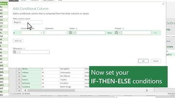Add a conditional column in Microsoft Excel
