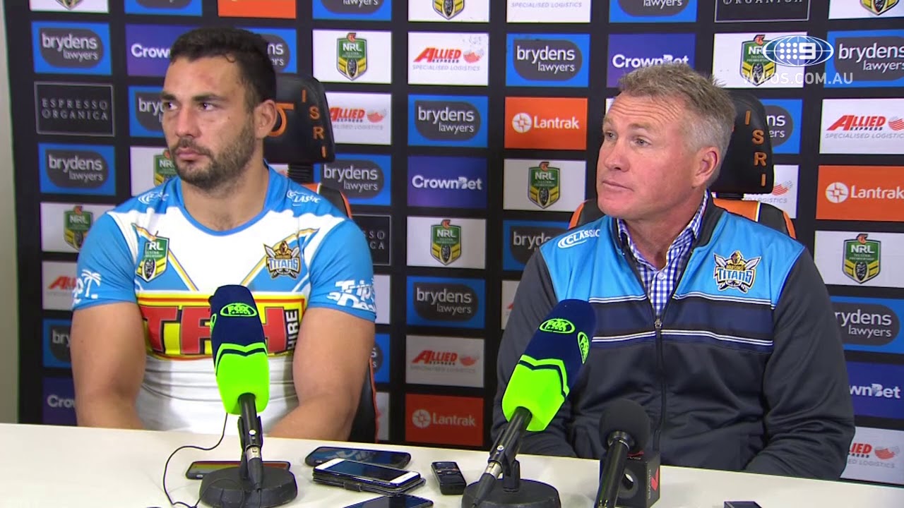 NRL Press Conference: Gold Coast Titans - Round 16 camera iphone 8 plus apk